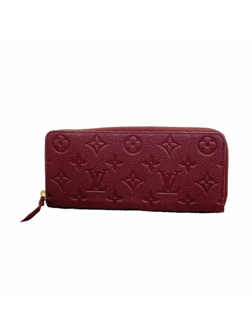 Louis Vuitton Wallet Monogram Empreinte Portefeuille Clemence Grenad Red